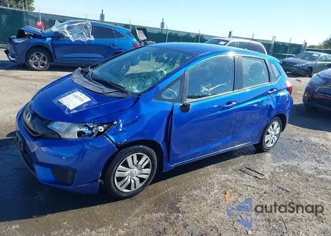 2016 Honda Fit Lx из США, поврежденный, VIN JHMGK5H51GX034082